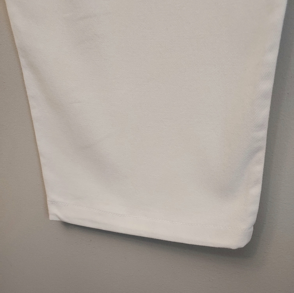 Who What Wear Straight White Cropped Denim Jean Size 8 NEW NWT Patch Pockets - Picture 9 of 12